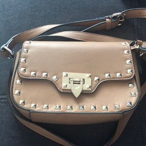ISABELLE STUDDED VEGAN CROSSBODY BAG